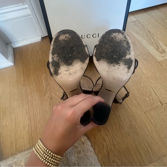 Gucci Black Marmont 105 Heel - Picture 7 of 11